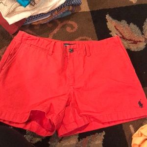 Polo Shorts Red